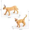 Cross-Border Children's Wild Animal Cognitive Toy - Cheetah & Abyssinian Cat Models
