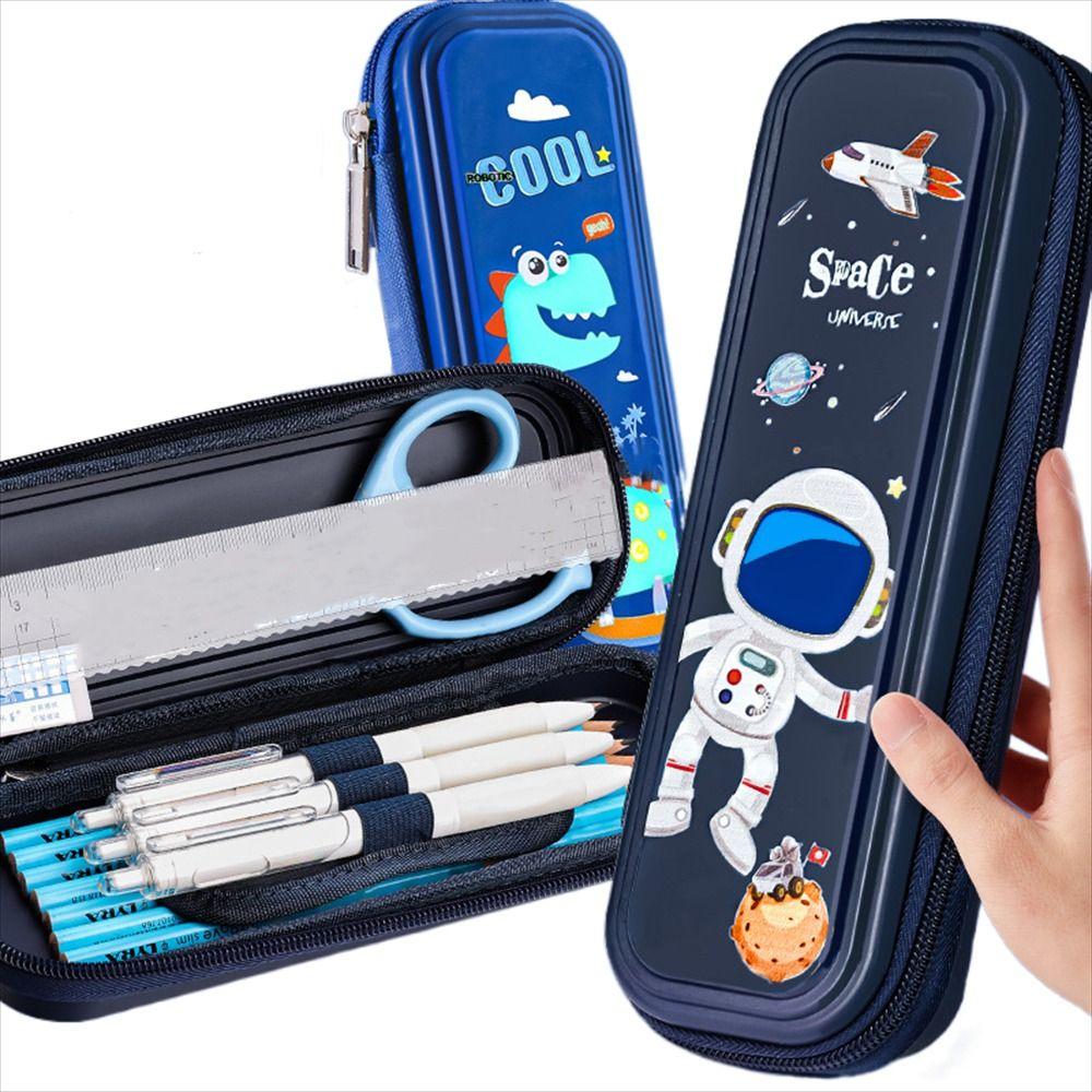 Waterproof Astronaut Pencil Case Space Pencil Box Kids Gifts Stationery Box Boys Girls