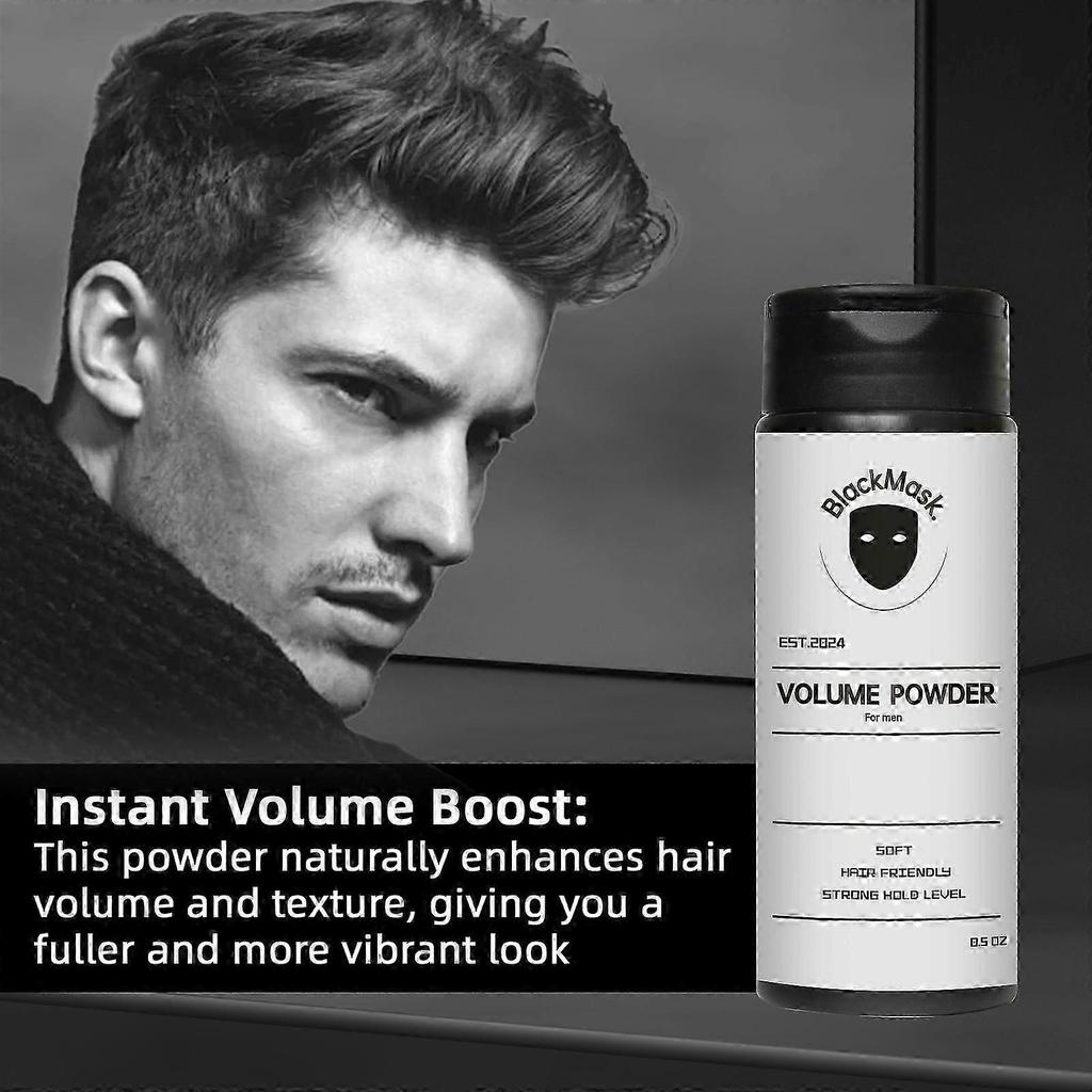 BlackMask Hair Styling Powder,Volume Powder Instantly Adds Texture & Volume 40g less