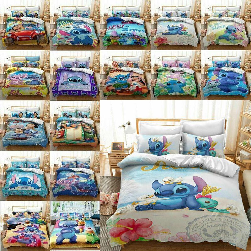 Cozy Lilo Stitch Bedding Set With Stylish Duvet Cover And Pillowcase Design