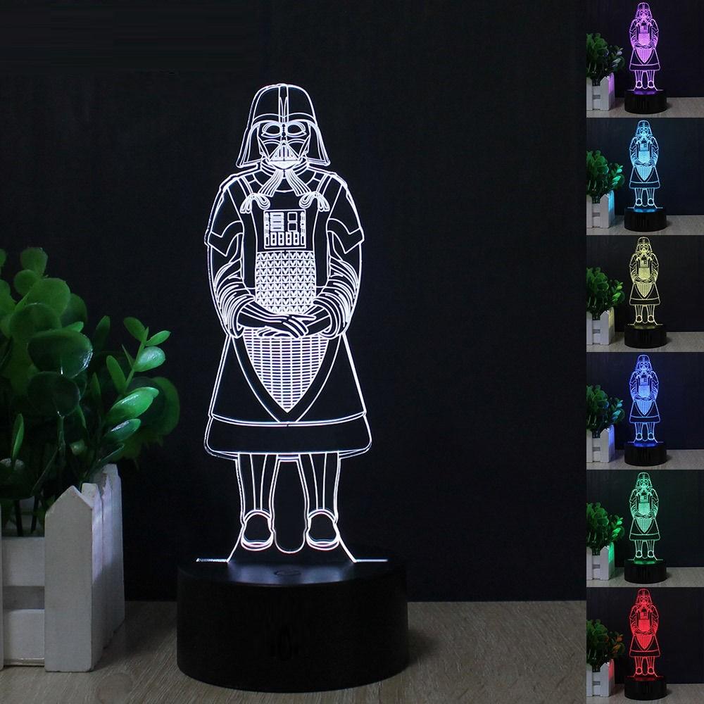 Star Wars Mini 3d Night Lamp For Kids Room And Collectors