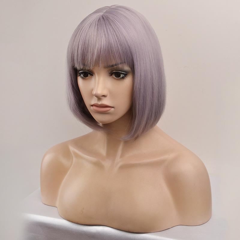 Источник Мода Ежедневно Короткие Волосы Девушки Европейские И Американские Таро Воздушные Челки Бобо Бобо Головной Парик