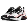 Nike Air Max 270 React Черный Белый Выбеленный Коралл Женские AT6174-005