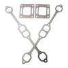 Exhaust Gasket Manifold Block To Manifold Gaskets For Mercruiser 5.0 And 5.7 Engines 1980 To 2002 With Center Rise Manifolding