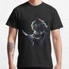 Cat What Murderous Cat Black Cat with Knife Gift T Shirt for Cat Lover 100% Cotton Tee Short Sl