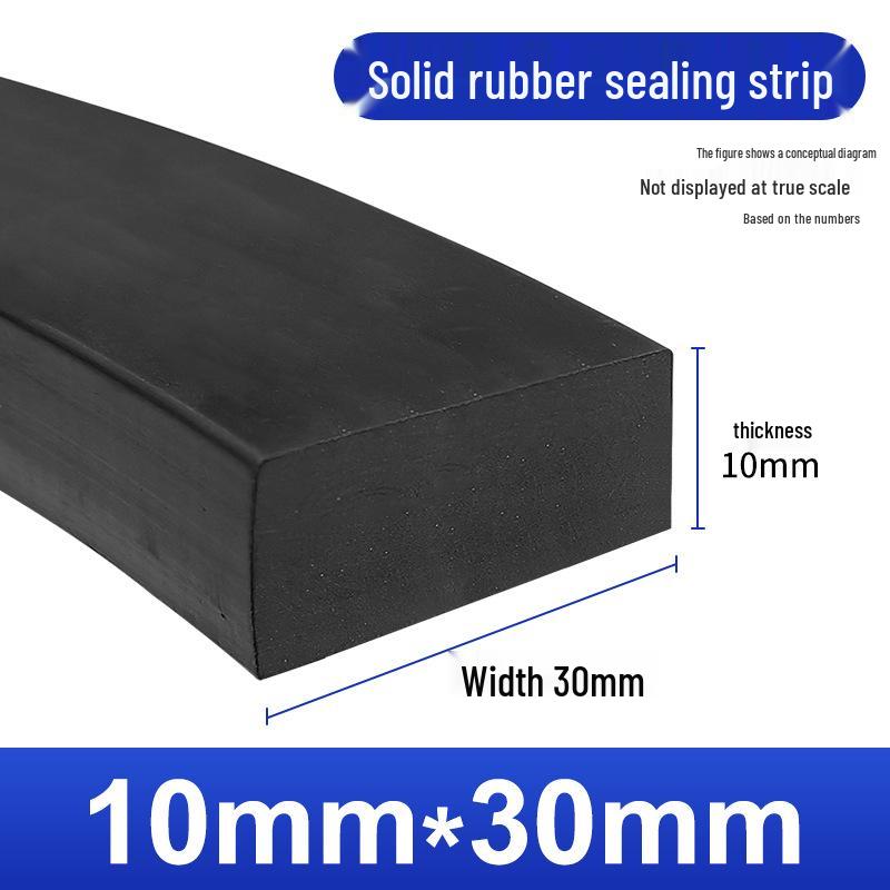 Nitrile Rubber Strip: Oil & Pressure-Resistant Shock Absorbing Glass Pad for Sealing & Joint Support