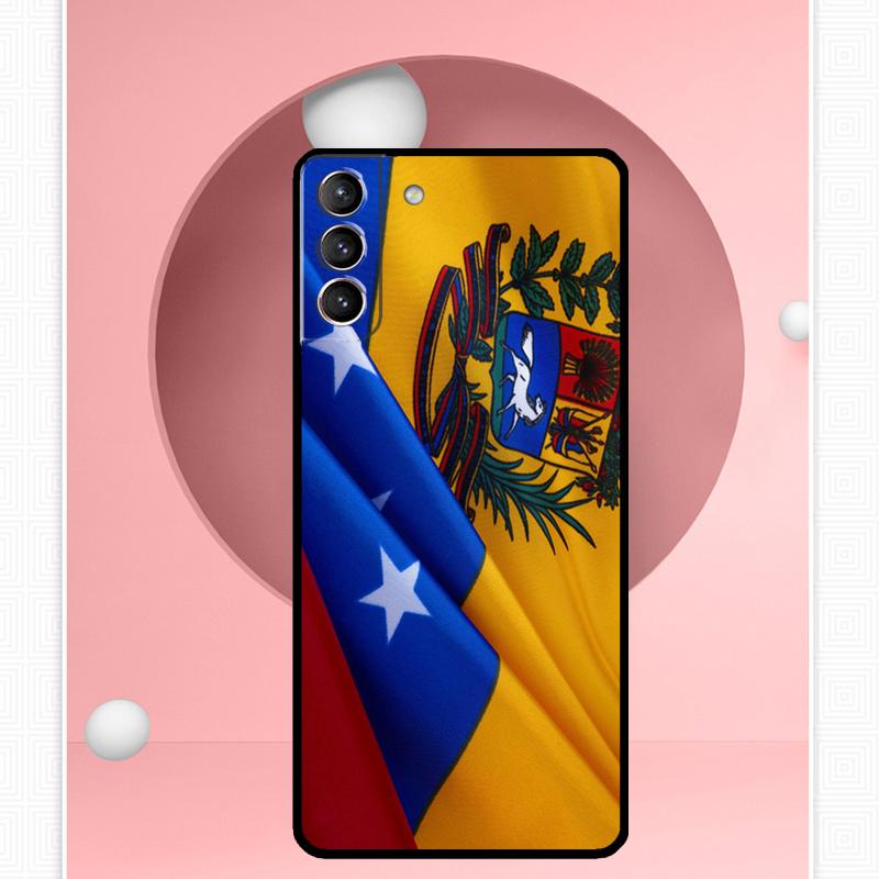 Чехол с флагом и гербом Венесуэлы для Samsung Galaxy S24 S23 Ultra S22 S20 FE S21 FE Note 10 20 S8 S9 S10 Plus