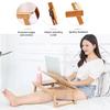 Folding Portable Bamboo Laptop Table Sofa Bed Office Laptop Stand Desk With Fan Bed Table For Computer Notebook Books New