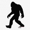 Bigfoot Silhouette Iron On Heat Transfer Printing Vinyl Patches Sticker for Clothes DIY Appliques Washable Patches