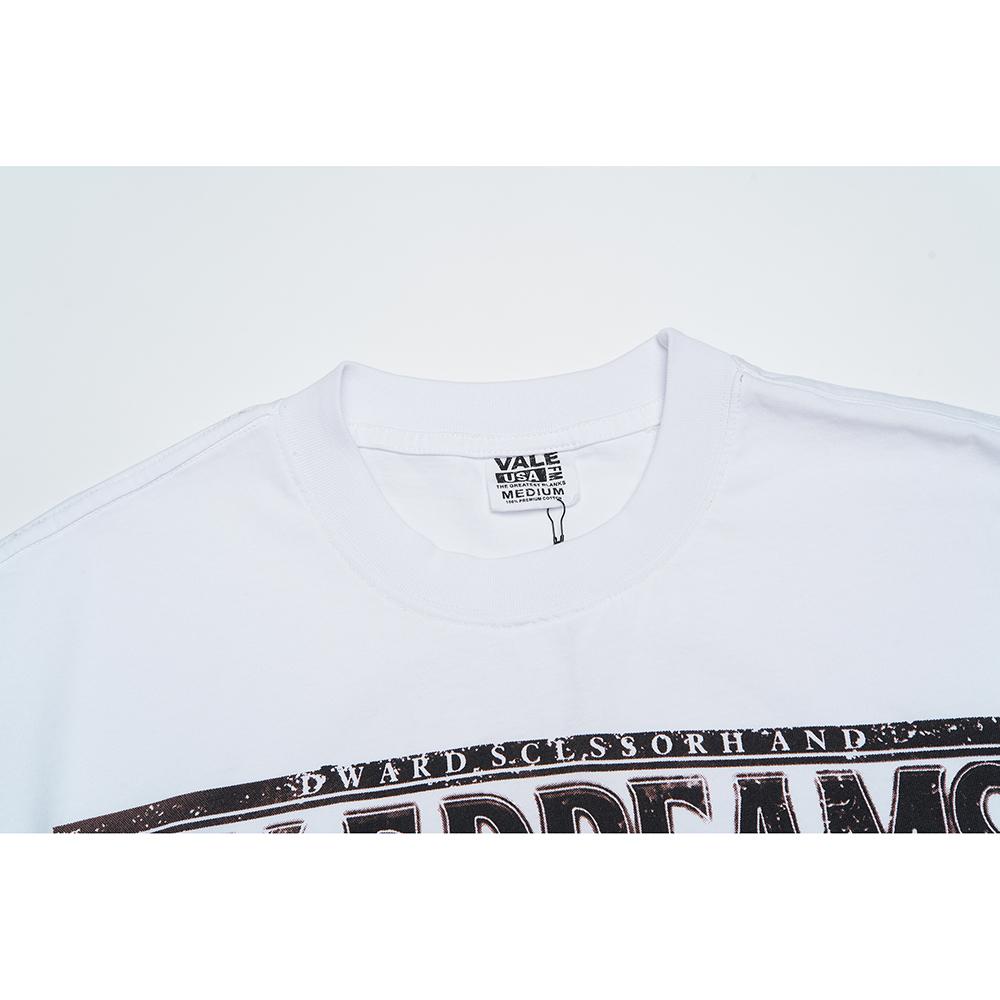 V539 Vale Forever DREAM Valley Sport SCISSORHANDS Футболка Летняя Уличная Модная Футболка