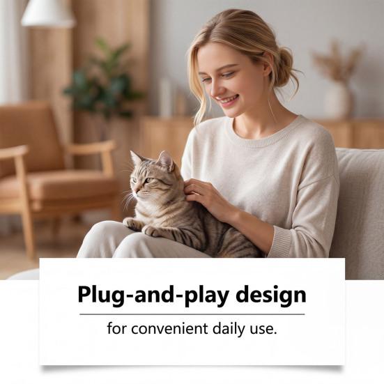 Cat Calming Pheromone Diffuser, 200ml Cat Calming Pheromone Refill, Plug-in Pheromone Diffuser for Cats Kittens Anxiety Stress Fear Behavior Relief