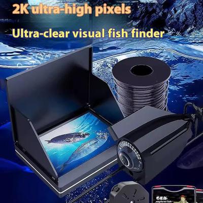 Камера для подводной рыбалки 1080P HD 4,3-дюймовый ручной ЖК-детектор для подледной рыбалки для лодки, каяка, морской рыбалки с аккумулятором 5000 амч