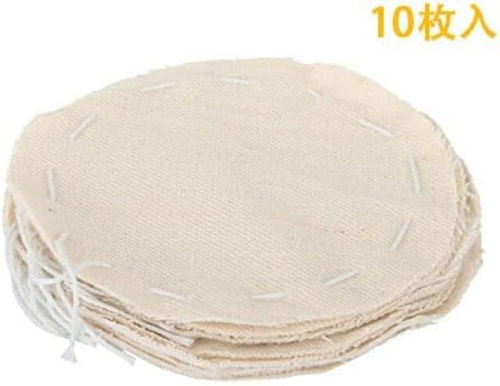 Набор из 3 сифонных частей: Бамбуковая кофейная лопатка, фильтр и фильтровальная ткань