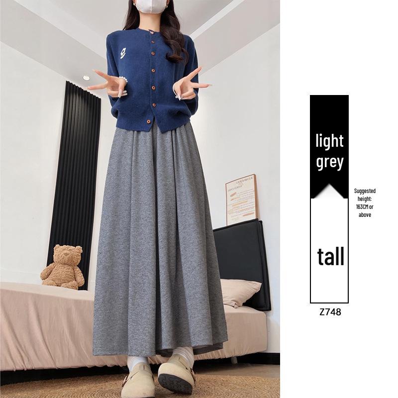 Абрикосовые кюлоты А-силуэта с высокой талией от Yamamoto для женщин, лето 2025: Слимминг, Повседневные, Маленький рост, Ленивые широкие брюки