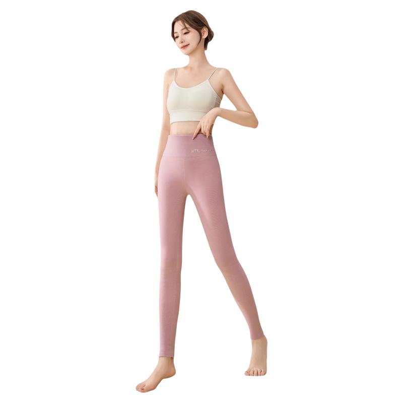 Women's High Waist Velvet Leggings - Warm Cashmere, Thick, Autumn-Winter Base Layer Pants