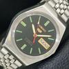 ПОДЛИННЫЕ ВИНТАЖНЫЕ МУЖСКИЕ ЧАСЫ SEIKO 5 AUTOMATIC 6319A ЯПОНИЯ С ЧЕРНЫМ ЦИФЕРБЛАТОМ a702618-1