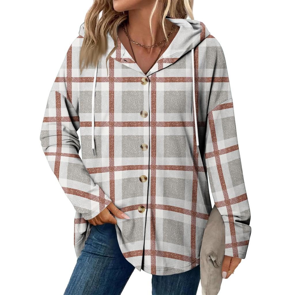 Женское модное повседневное пальто реглан с длинным рукавом и кулиской, винтажное пальто с капюшоном на пуговицах