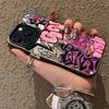 Розовый Уличный Граффити Хип-Хоп Дизайн Защитный Чехол для Серии iPhone 17 16 15 14 13 12 11 16E Pro Max Plus