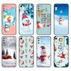 Черный чехол из ТПУ для Huawei Honor 8a Prime 8s Prime 9 Lite honor 9A 9C 9X Premium 9x Pro 9S чехол с милым рождественским принтом