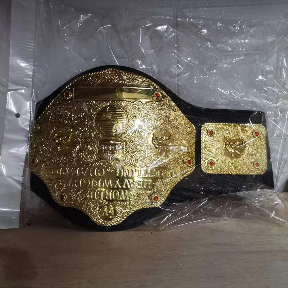 World Heavyweight Wrestler Champion Wwe Big Gold Belt For Wear And Display