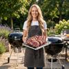 Решетка для ребер из нержавеющей стали для гриля BBQ, стойка для мяса для говяжьих ребер, свиных ребер, бараньих ребер и стойка для курицы для приготовления на открытом воздухе на барбекю