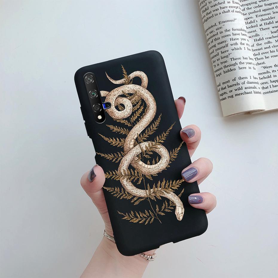 For Honor 20 Case For Honor 20 Pro YAL-AL10 Cover Cute Cat Cartoon Painted Phone Case For Honor20 20Pro YAL-L21 Soft Bumper Capa