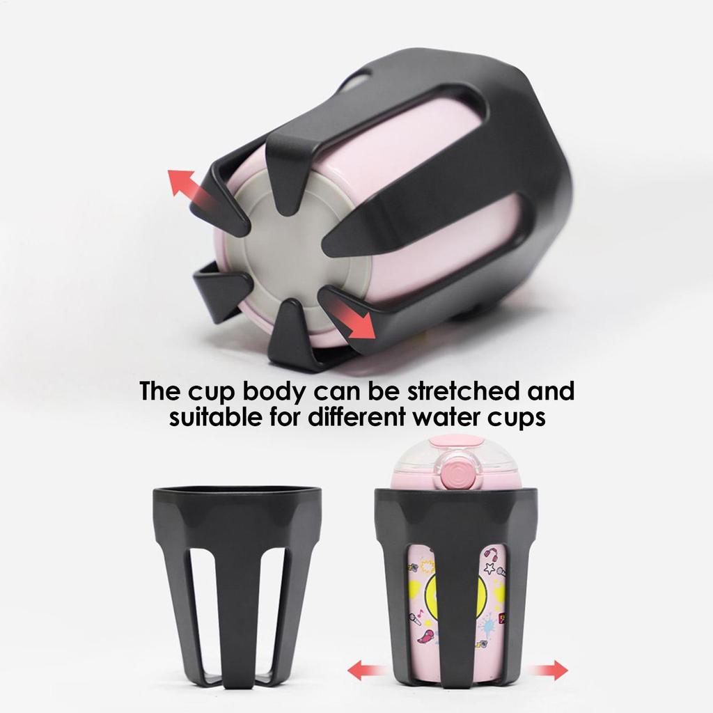 Подстаканник для коляски с вращением на 360 градусов, держатель для бутылки с водой, аксессуары для коляски, велосипедный подстаканник, подходит для большинства стаканов для ежедневного использования