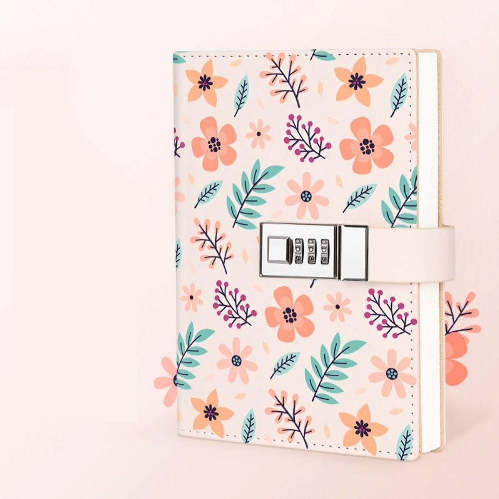 Утолщенная книга для паролей с замком, защищающая секреты, книга-дневник, студенческий блокнот, дневник для записей