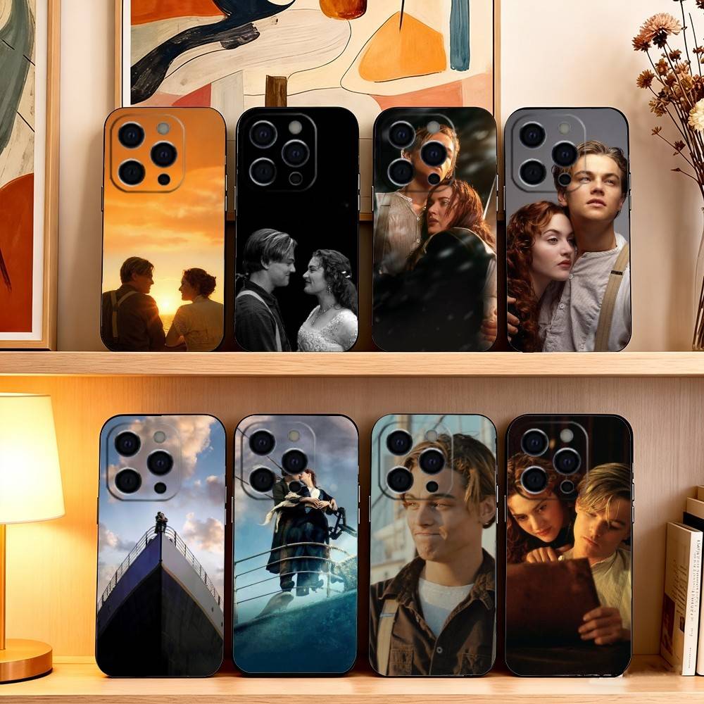 Titanic Phone Case For iPhone 17,16,15,14,13,12,11 Plus,Pro Max,XS,Soft Silicone Black Cover