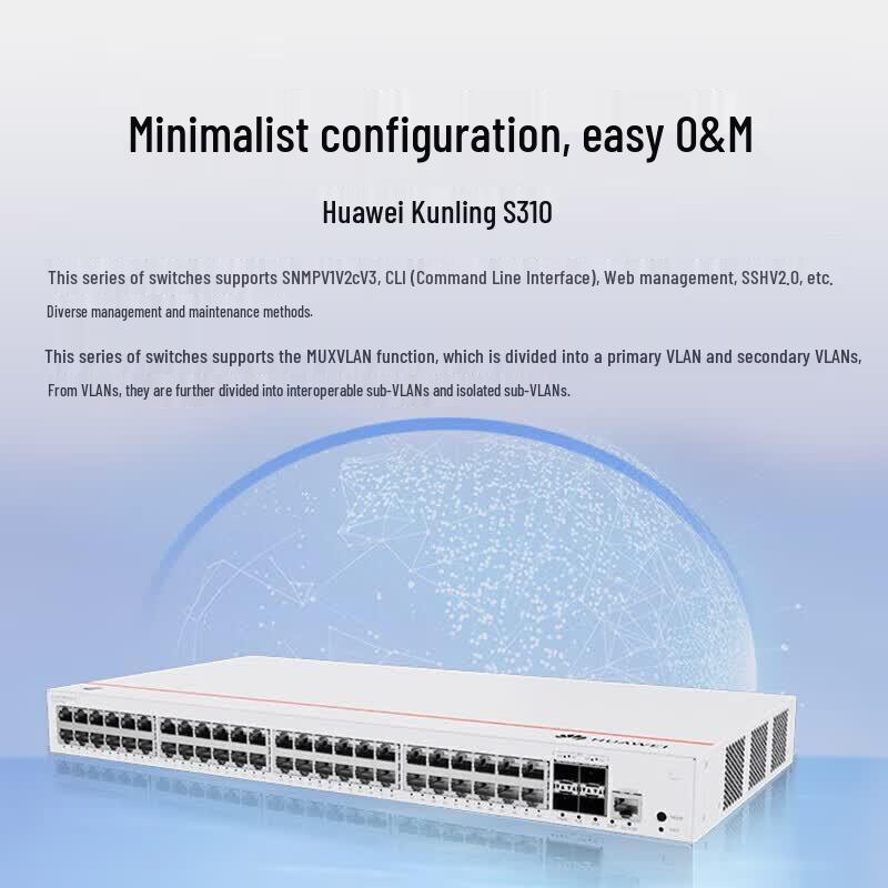 Huawei S310-48P4S Layer 3 Managed PoE Switch