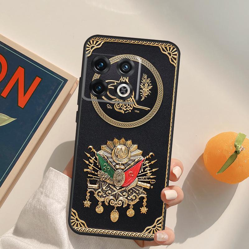 Чехол-визитница с гербом Османской империи для OnePlus 12R 13R 13T 10R 15 13 12 11 10T 8T Nord CE 4 3 2 Lite N20 N30 Nord 5