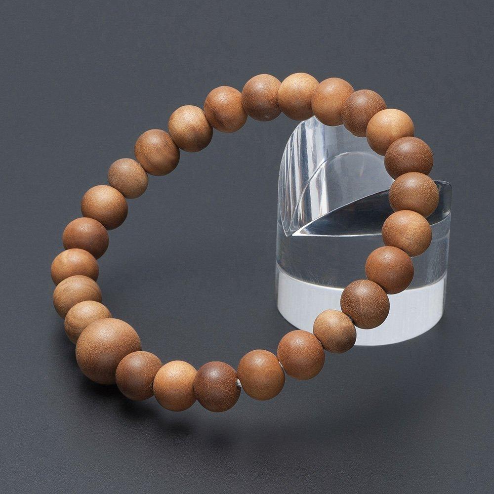Buddhist altar shop Takita Shoten Специально отобранный браслет молитвенные бусины деревянный браслет индийский сандал 8 мм бусины внутренний обхват