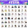 8 шт. Фотокарточки BTS 10-й Юбилей FESTA в стиле Instagram, Набор карточек Bangtan Boys Kpop, Коллекционные карточки для фанатов ARMY