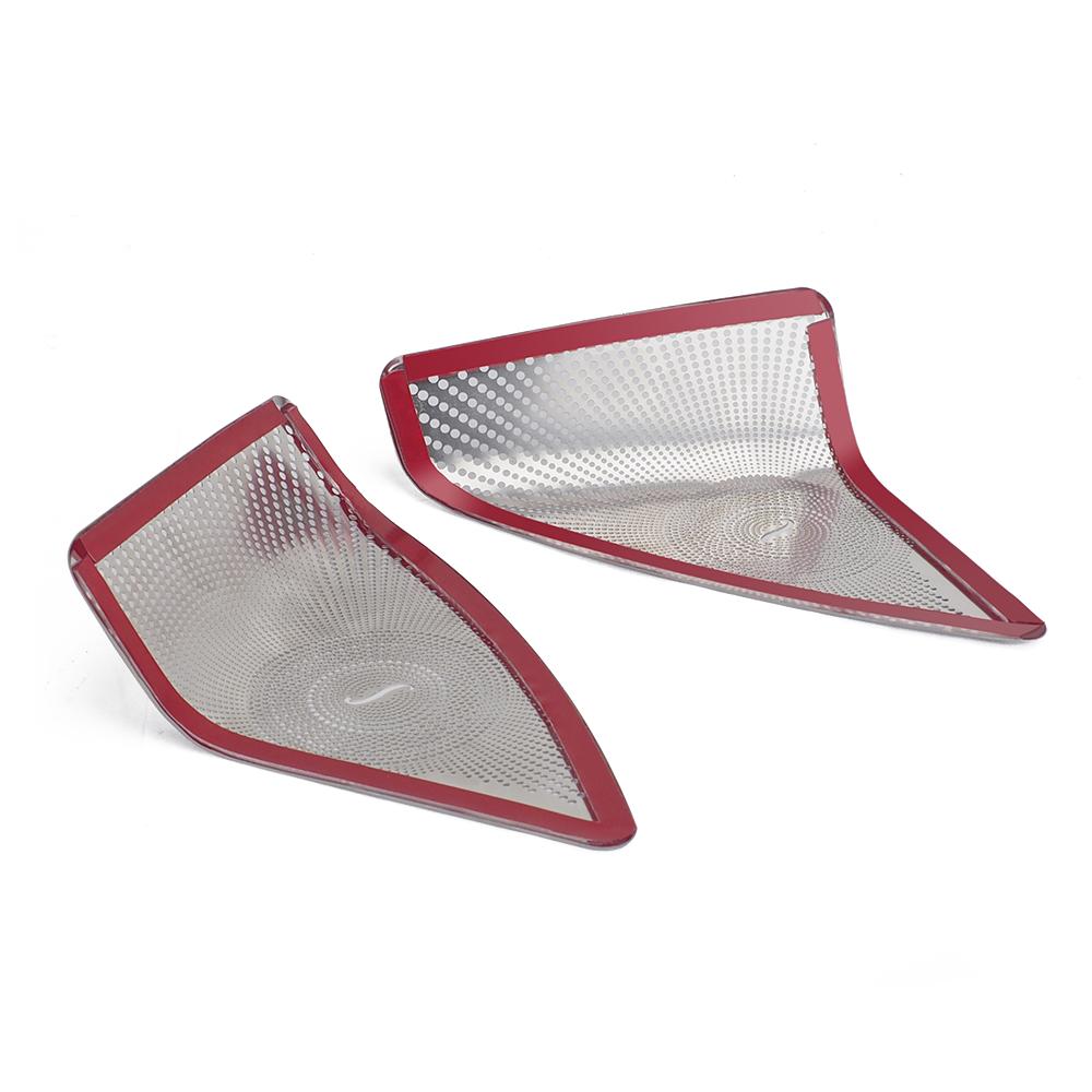 Матовый серебристый Чехол для динамика Burmester 2 шт. Крышка динамика двери E-класса Аудиокейс для Mercedes Brabus W213 W212 2016-2025