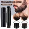 Men Beard Filler Pencil Natural Looking Long-Lasting Water Sweat Proof Mustache Eyebrow Filling Stick 2-In-1 Double-end Beard Filler Cream Brush