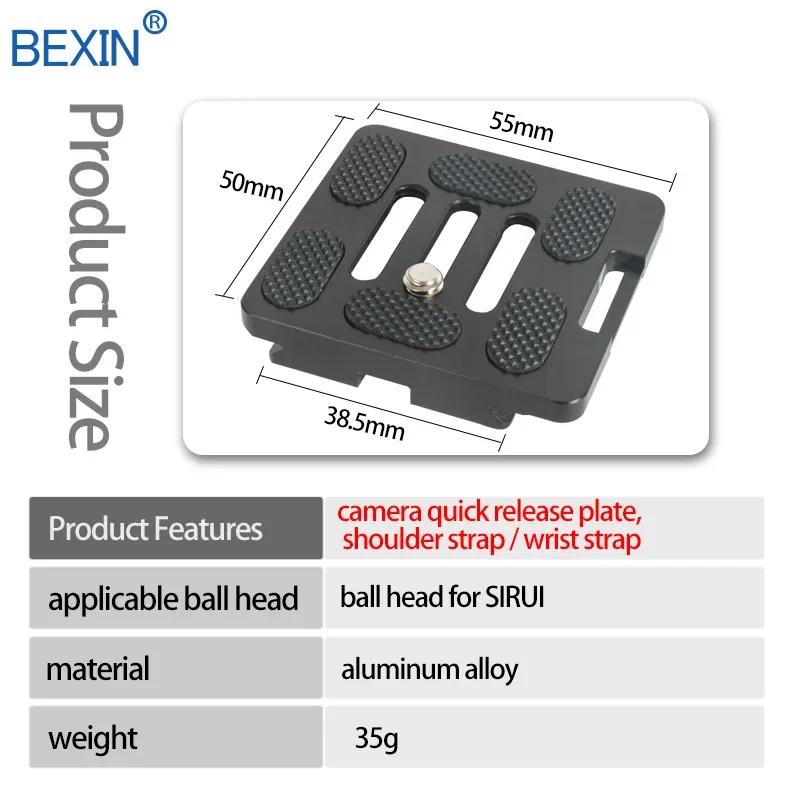 Dslr Quick Release Plate Camera Plate Tripod Head Plate Adapter With 1/4 Screw For Yunteng Velbon 690 590 600 Camera Tripod