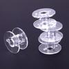 25pcs Home Sewing Machine Bottom Thread Bobbin Set Sewing Accessories Clear Plastic Spools with Storage Box for Brother Janome S