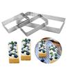 Rectangular Cake Rings Mousse Ring Pastry Biscuit Cutting Mold Baking Gadgets Stainless Steel Material 3 Sizes To Choose