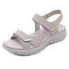 New Leather Sandals For Women In Women's Sports Style Wedge Light Velcro Slippers Comfortable Breathable And Versatile Casual