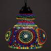 Surahi Shaped Large Glass Mosaic Pendant Hanging Lamp for Living and Home Decoration Turkish Lamp