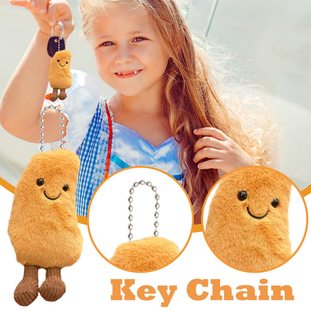 Брелок для ключей «Веселая Улыбка Картофельная Кукла» Подвеска «Улыбка Картофельная Кукла Машина Плюшевая Кукла