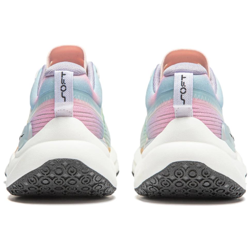 Li Ning Мягкие Дышащие Низкие Повседневные Кроссовки Женские Сине-Розовые AGLU022-5