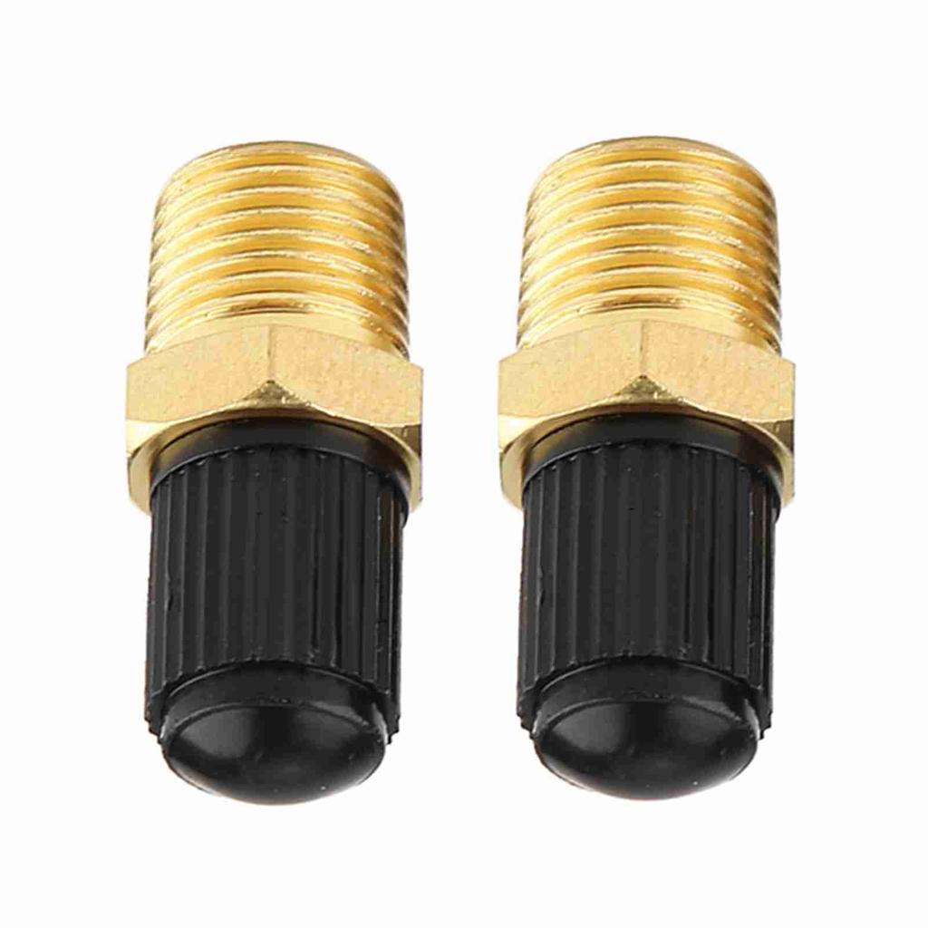 2Pcs 1 8  NPT MPT Brass Air Compressor Tank Fill Valve