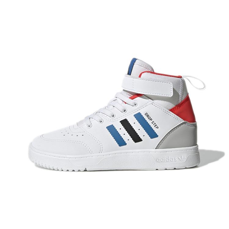 adidas Originals Drop Step 360 C Удобные Высокие Детские Скейтбордические Кроссовки Белые Детские H05618