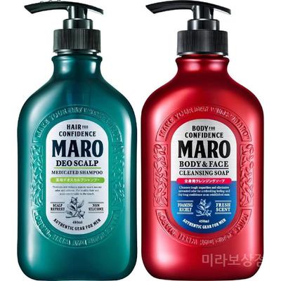 Maro 17 Deo Шампунь для кожи головы 480 мл + Мыло для тела для всего тела 450 мл