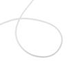 Abrasion Resistant 3mm Heavy Duty Durable Rubber Core Polyester Elastic Rope Bungee Rope Shock Cord 9 Sizes 10m - White,