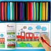 48-страничные детские раскраски 2-5 лет Раннее развитие Книжка для рисования с машинами, животными, школьные канцелярские товары, подарок