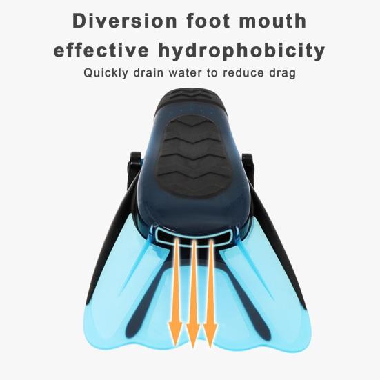 1 пара силиконовых ласт для купальника для взрослых унисекс, ласты для свободного дайвинга, тренировочные ласты для плавания, профессиональные ласты для подводного плавания, прочность ног, ласты для плавания