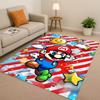 3D MINISO Mario Game Cartoon Christmas Gift Living Room Non-Slip Area Rug Carpet for Bedroom Playroom Sofa,Home Decor Doormat