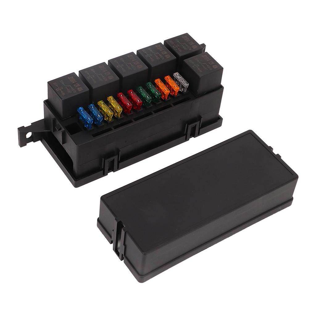Блок реле предохранителей 6 реле 11 предохранителей ATC ATO Водонепроницаемый блок реле для автомобиля, яхты, лодки